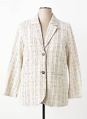 Blazer finition intérieure doublée beige CISO femme