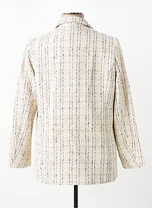 Blazer finition intérieure doublée beige CISO femme