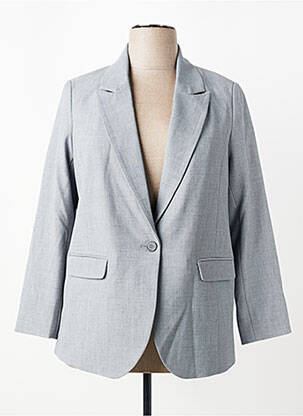 Blazer finition intérieure doublée gris CISO femme