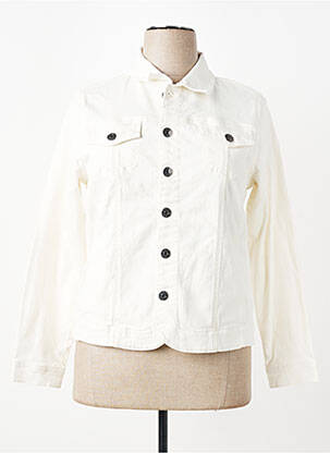 Veste casual col chemisier blanc CISO femme