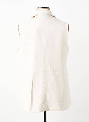 Veste casual coupe droite beige CISO femme