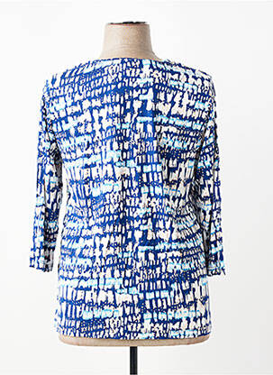T-shirt manches 3/4 manches 3/4 bleu CISO femme