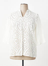 Top manches courtes manches courtes blanc CISO femme