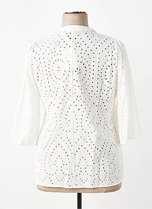 Top manches courtes manches courtes blanc CISO femme