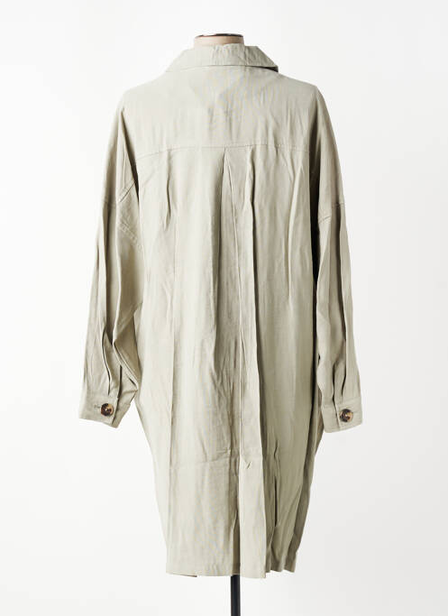 Veste casual coupe droite vert CISO femme