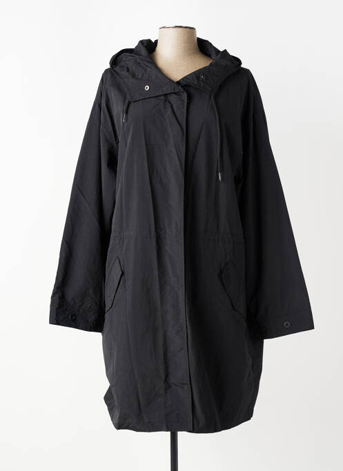 Parka finition intérieure doublée a capuche noir CISO femme