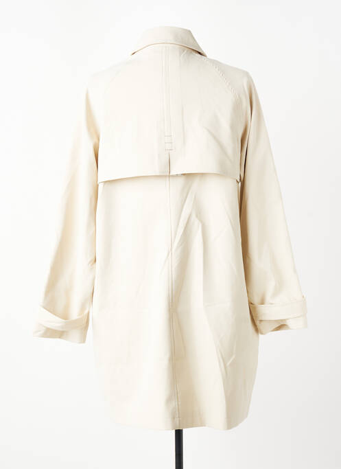 Trench finition intérieure doublée sans capuche beige CISO femme