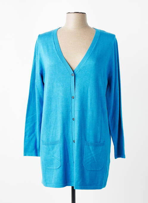 Gilet manches longues coupe cintrée bleu CISO femme