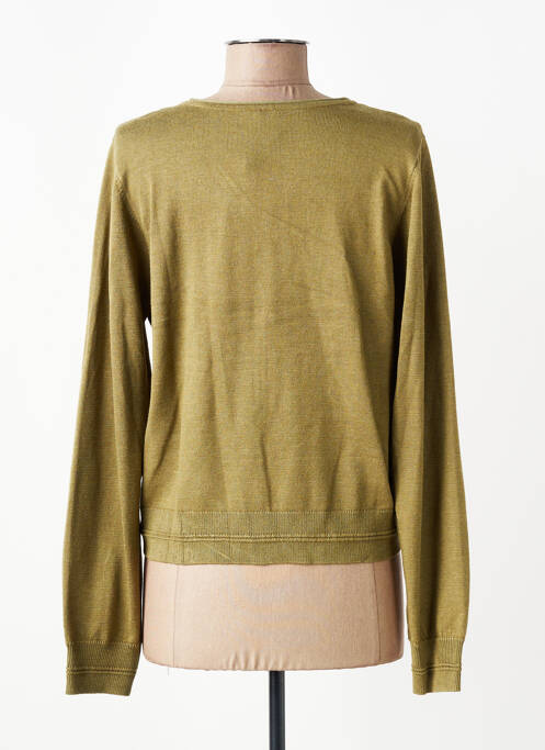 Gilet manches longues coupe cintrée vert JENSEN femme