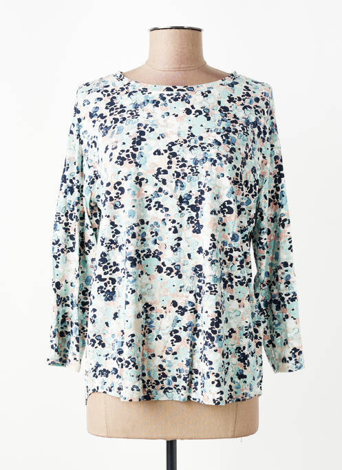 T-shirt manches 3/4 manches 3/4 bleu JENSEN femme