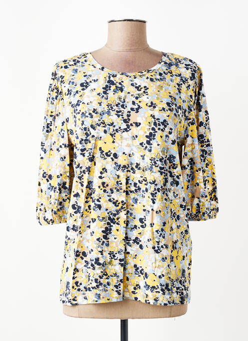 T-shirt manches 3/4 manches 3/4 jaune JENSEN femme