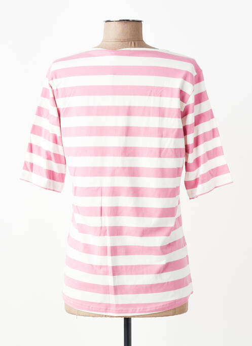 T-shirt coupe droite manches courtes rose JENSEN femme