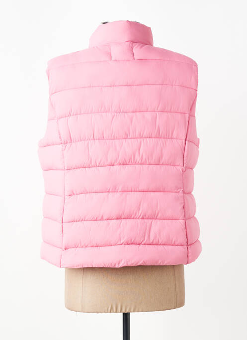 Doudoune fermeture zippée sur le devant sans capuche rose JENSEN femme