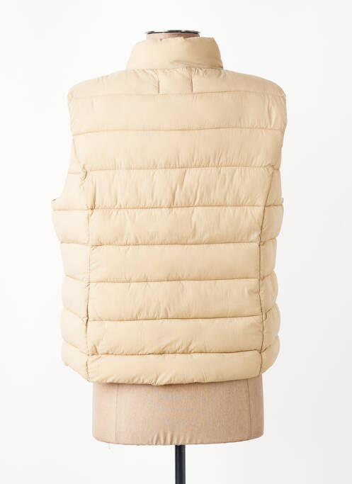 Doudoune fermeture zippée sur le devant sans capuche beige JENSEN femme