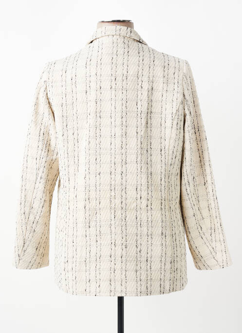 Blazer finition intérieure doublée beige CISO femme