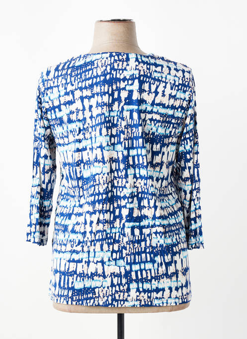 T-shirt manches 3/4 manches 3/4 bleu CISO femme