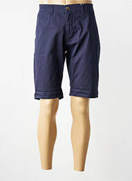 Bermuda taille à pinces taille normale bleu MAISON BLAGGIO homme