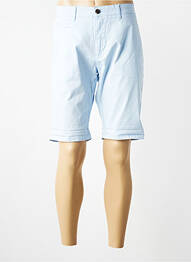 Bermuda stretch taille normale bleu MAISON BLAGGIO homme