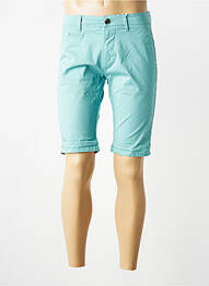 Bermuda stretch taille normale vert MAISON BLAGGIO homme