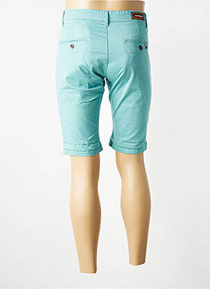 Bermuda stretch taille normale vert MAISON BLAGGIO homme