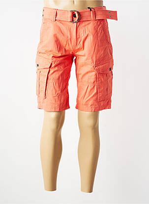 Bermuda multipoches taille normale orange RITCHIE homme