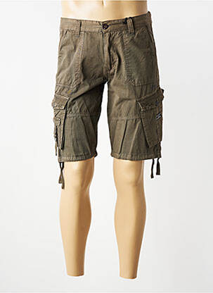 Bermuda multipoches taille normale vert RITCHIE homme