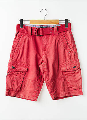 Bermuda multipoches taille normale rouge RITCHIE homme