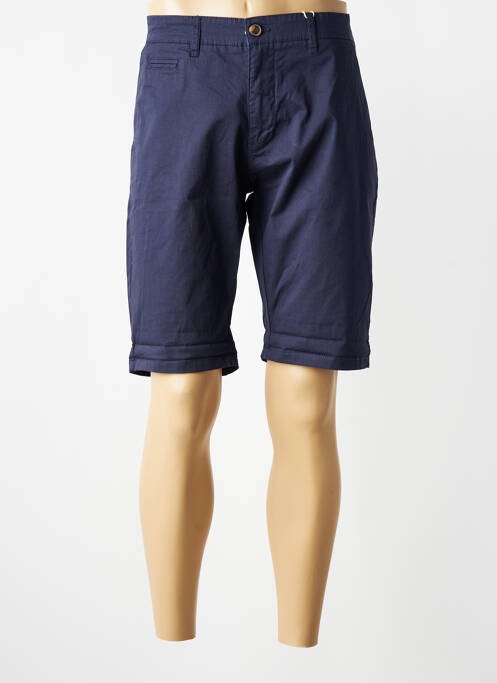 Bermuda taille à pinces taille normale bleu MAISON BLAGGIO homme