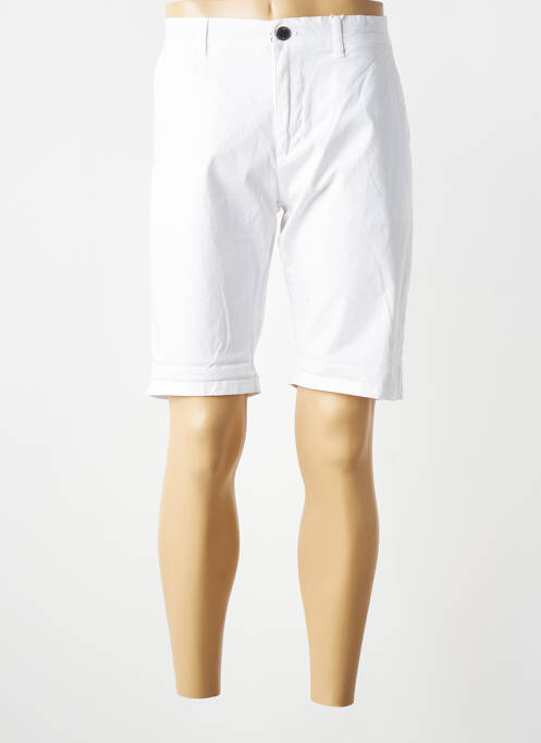 Bermuda stretch taille normale blanc MAISON BLAGGIO homme