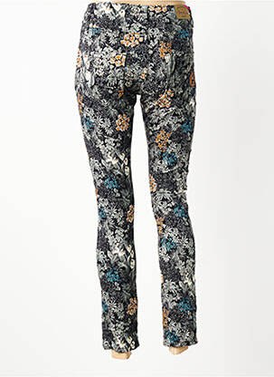 Pantalon 7/8 stretch taille normale noir PLACE DU JOUR femme