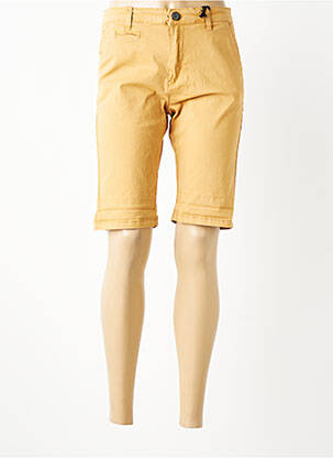Bermuda stretch taille normale marron RITCHIE homme