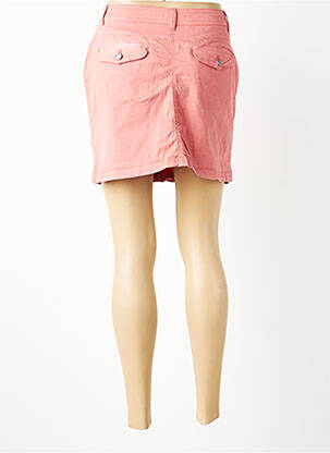 Jupe short fermeture zippée sous rabat boutonné rose DONA LISA femme