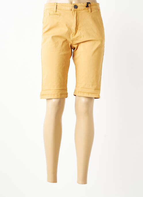 Bermuda stretch taille normale marron RITCHIE homme