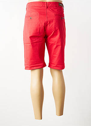 Bermuda coupe droite rouge MAISON BLAGGIO homme