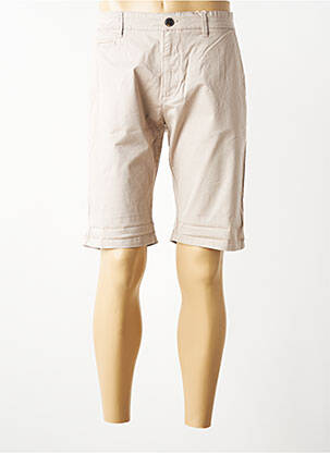 Bermuda coupe droite beige MAISON BLAGGIO homme