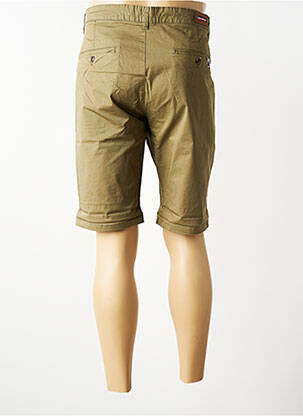 Bermuda coupe droite vert MAISON BLAGGIO homme