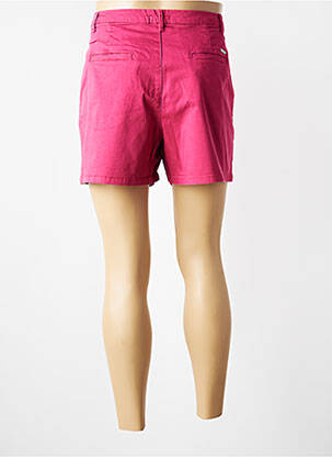 Short taille à pinces taille normale rouge DONA LISA femme