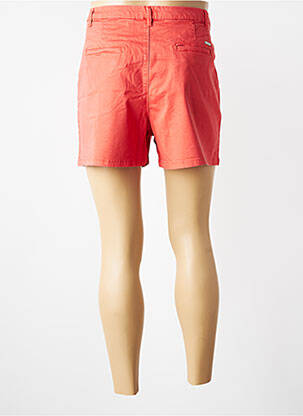 Short taille à pinces taille normale orange DONA LISA femme