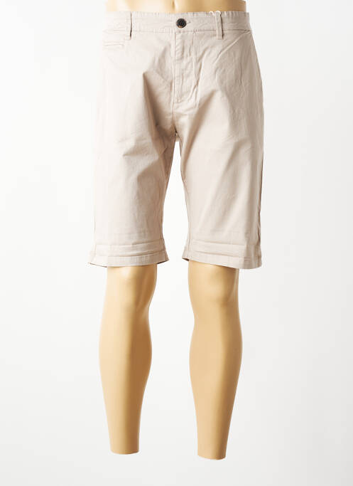 Bermuda coupe droite beige MAISON BLAGGIO homme