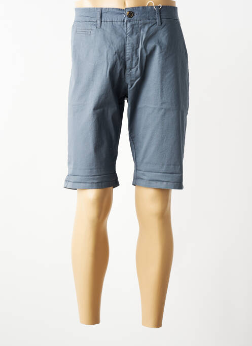 Bermuda coupe droite bleu MAISON BLAGGIO homme
