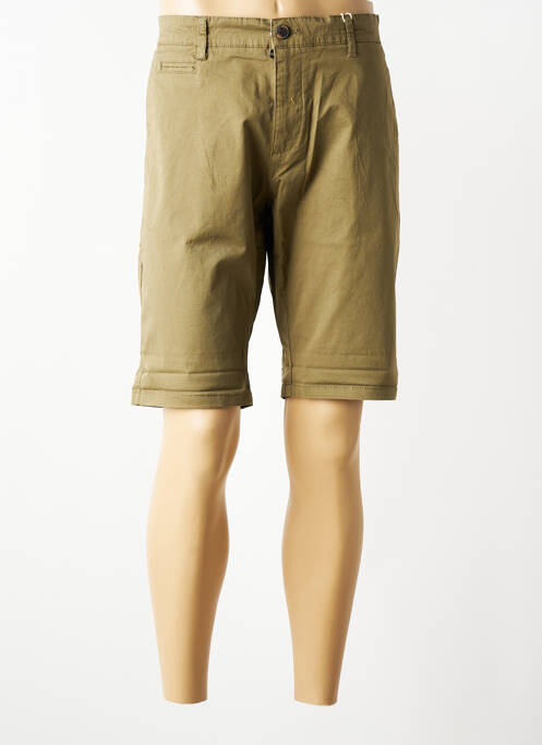 Bermuda coupe droite vert MAISON BLAGGIO homme