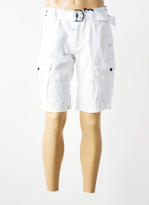Bermuda multipoches taille normale blanc RITCHIE homme