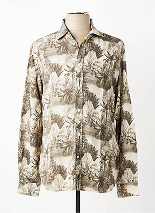 Chemise manches longues imprimé fantaisie gris MASON'S homme