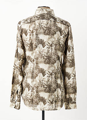 Chemise manches longues imprimé fantaisie gris MASON'S homme