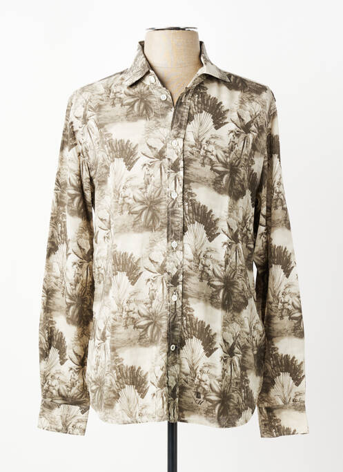 Chemise manches longues imprimé fantaisie gris MASON'S homme
