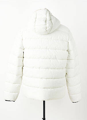 Doudoune poches a capuche blanc AERONAUTICA homme