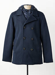 Manteau court poches sans capuche bleu UNITY homme