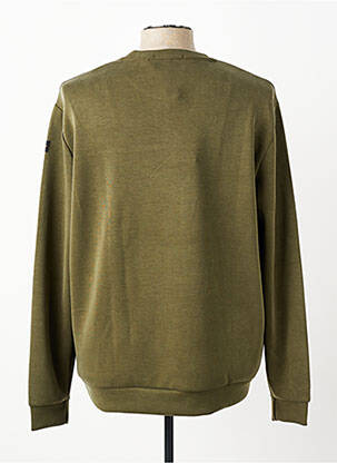 Sweat-shirt stretch manches longues vert SUNS BOARDS homme