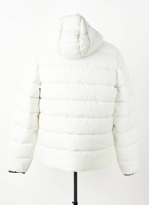 Doudoune manches longues a capuche blanc AERONAUTICA homme