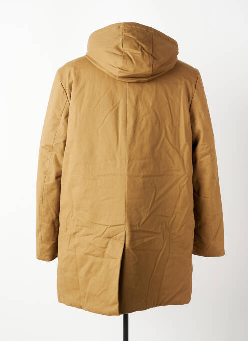 Blouson capuche marron EDEN PARK homme